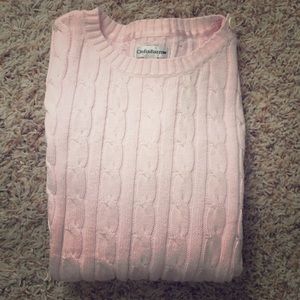Cute Croft & Barrow Pink Sweater!
